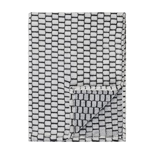 Image of EVERYDAY KIDS Baby Fleece Blanket - 30" by 40" - Super Soft, Plush, Warm and Comfortable- Black/White