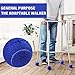 Kqcibz 4PCS Tennis Balls for Walkers Premium Tennis Balls for Furniture Legs and Hard Floor Protection Blue