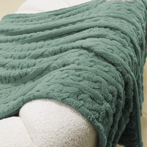 Housse de canapé vert d'eau jacquard pour protéger vos meubles avec élégance