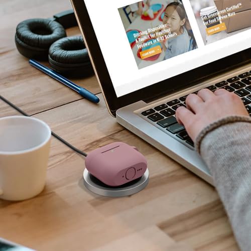 Image of Tobfit Case for AirPods 4 Case Cover 2024 with Lanyard & Keychain, Soft Silicone Protective Case for Apple AirPods 4th Generation, Full Protection, Support Wireless Charging, Bean Paste