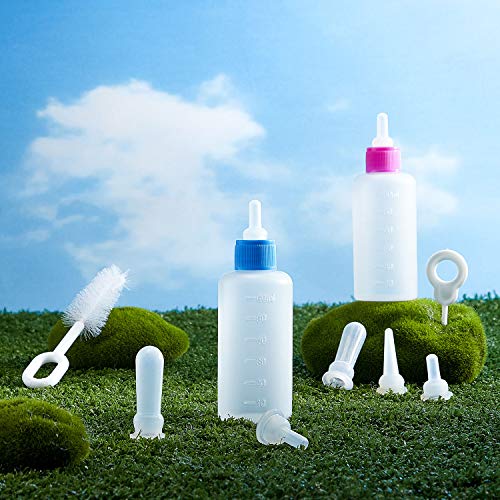 image for Frienda Pet Feeding Bottle Kit, Squeeze Liquid Cat Nursing Bottle Need