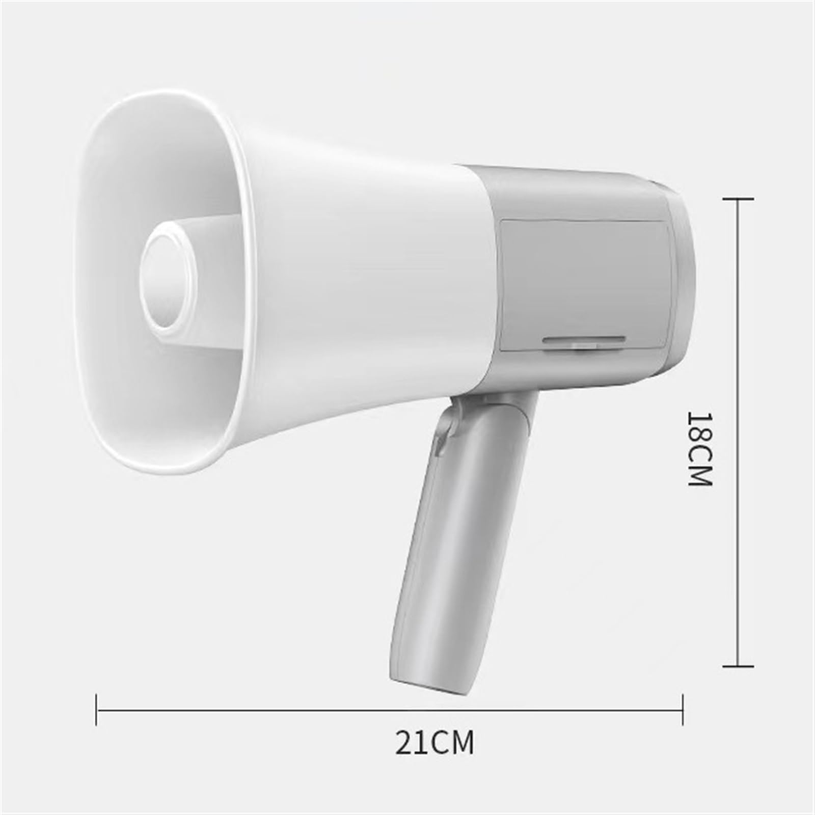 Megáfono Amplificador De Voz De Mano Megáfono con Control De Volumen Altavoz Portátil para Exteriores Megafono Altavoz