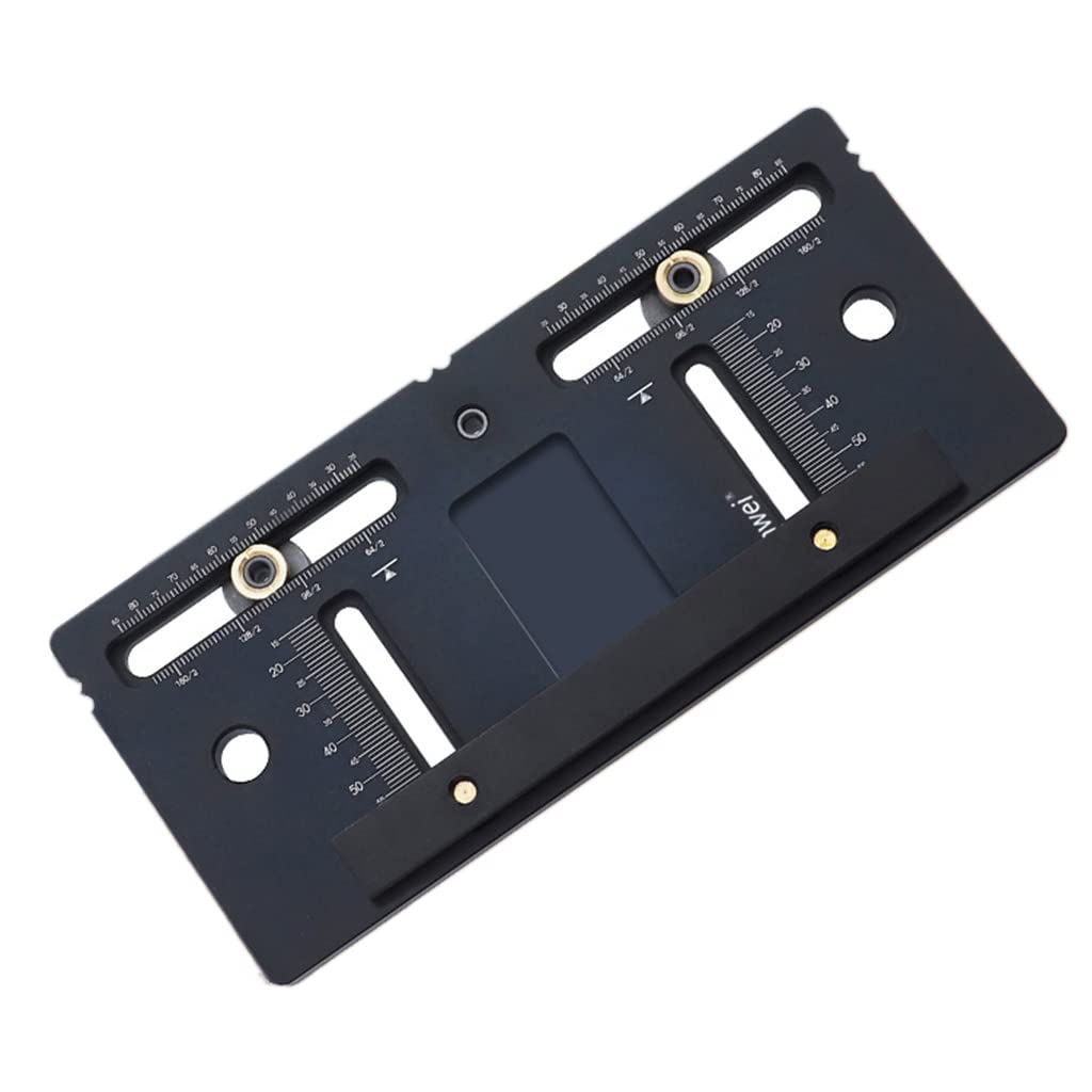 Wood Drilling Dowelling Guide Cabinet Hardware for Handle Knob Pull Installation Drill Guide Jig Cabinet Hardware Jig Drawer Drilling Template Wood Dowelling Tool Door Handle Positioner Tool for Door