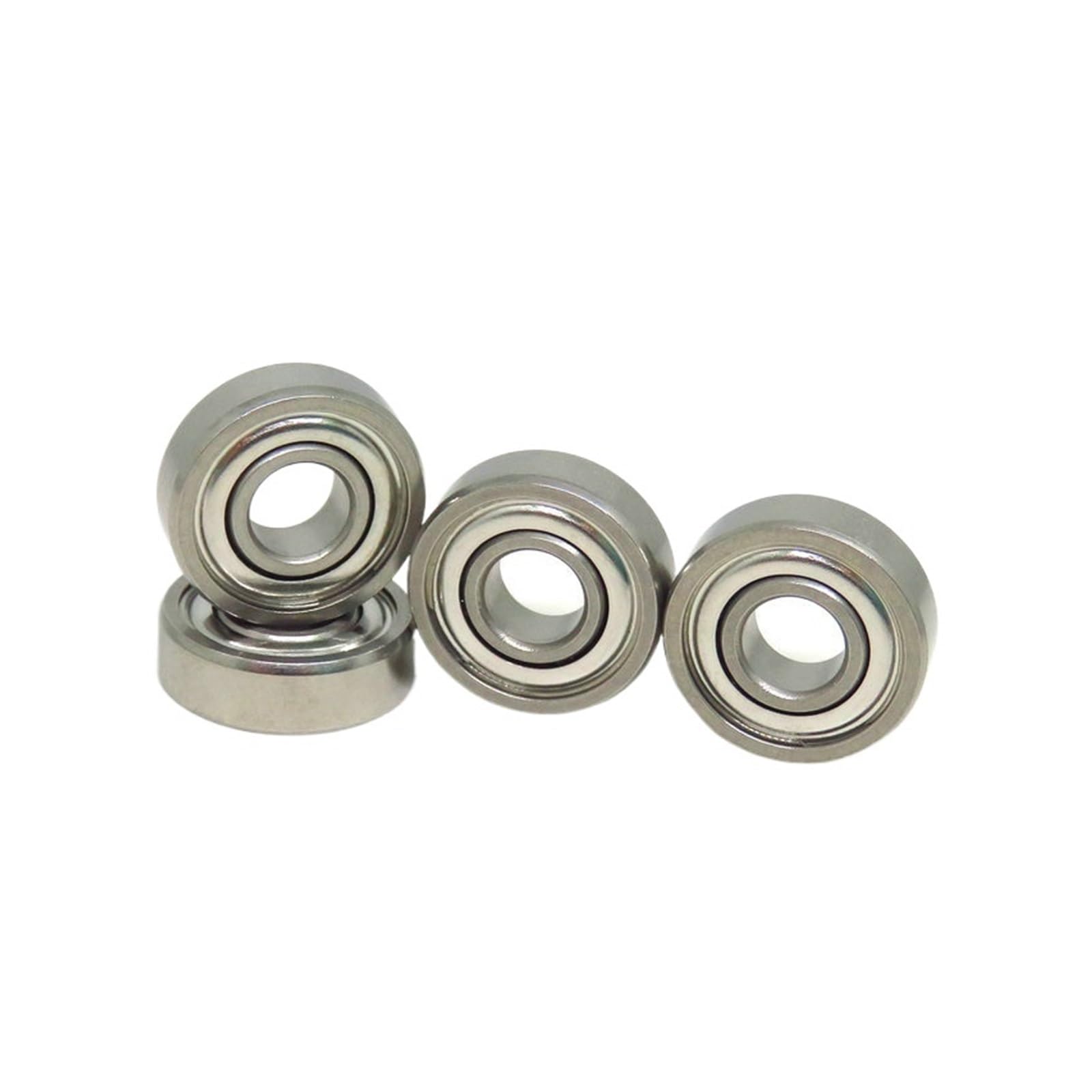 FQJYXWEWL 10 Pieces S695Z 5x13x4 Stainless Steel Bearing S695 ZZ S695 2RS Miniature deep Groove Ball Bearing 5 * 13 * 4(Metal Shield)