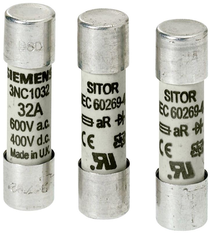 Siemens SIRIUS – Cartuccia fusibile cilindrico Sitor AR 12 A 600 V AC 400 VDC