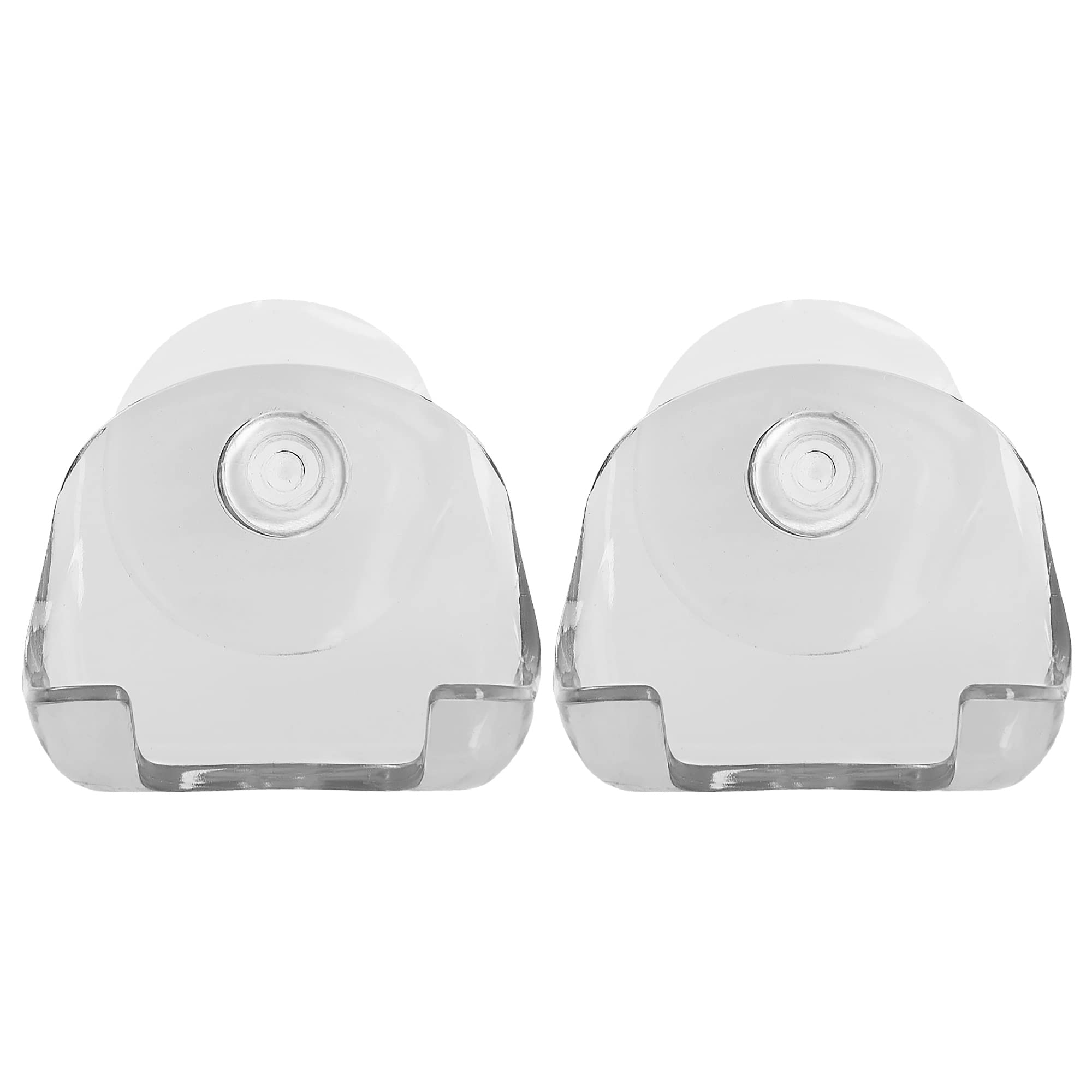 kwmobile Porta Rasoio a Ventosa - 2X Supporto Porta Lametta Universale da Parete - Organizer Universale Bagno per rasoi Gancio da Appendere - No Trapano