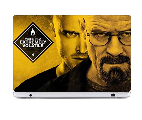 Image of PIXELARTZ Laptop Skins Breaking Bad Walter White Jesse Pinkman 15.6 Inches Laptop Skins /Stickers for Dell-Lenovo-Acer-HP (4014)