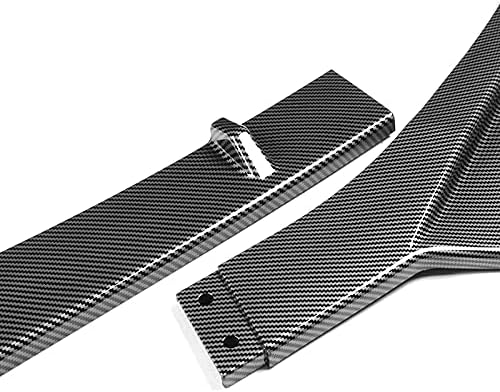 EPARTS 3 Pieces Style Front Bumper Lip Spoiler Splitter Chin Side Body Kit Trim Protection Compatible with 2017-2021 Alfa Romeo Giulia (Painted Carbon Fiber Style)