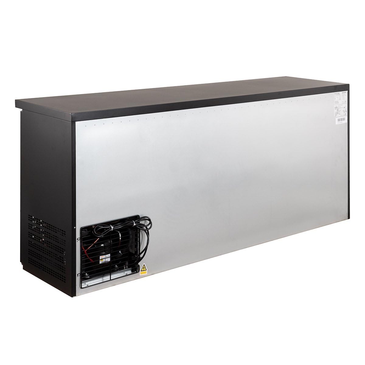 GastroHero Barkühltisch ECO 200x52 cm mit 6 Schubladen Umluftkühlung +2 bis +8 °C Getränkekühltisch Bar Kühlschrank
