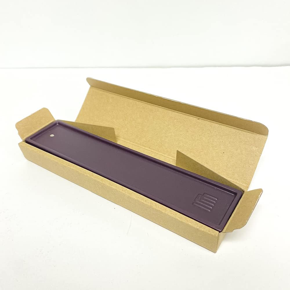 Yukari Ceramic Incense Holder for Bamboo Stick Incense, Purple, Nippon Kodo Japanese Quality Incense Since 1575