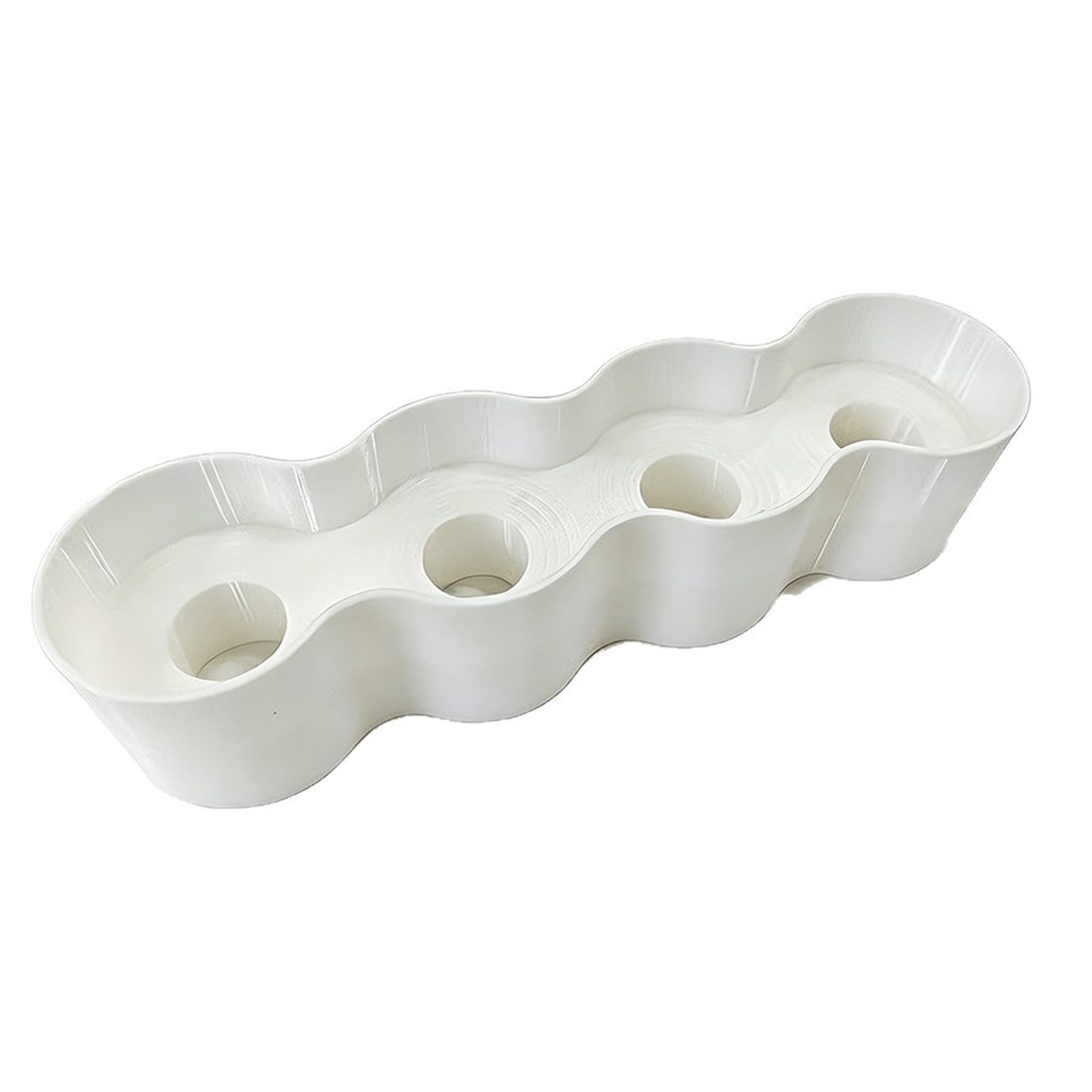 TFAOYS Kitchen Condiment Tube Holder for Refrigerator Storage, 4 Slot Stand for Upright Fridge Shelf Organization Daily