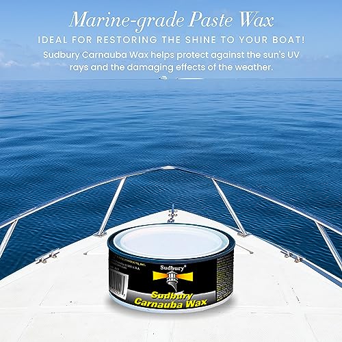 Cera de Carnauba Sudbury para botes, pasta 11 oz miniatura 4