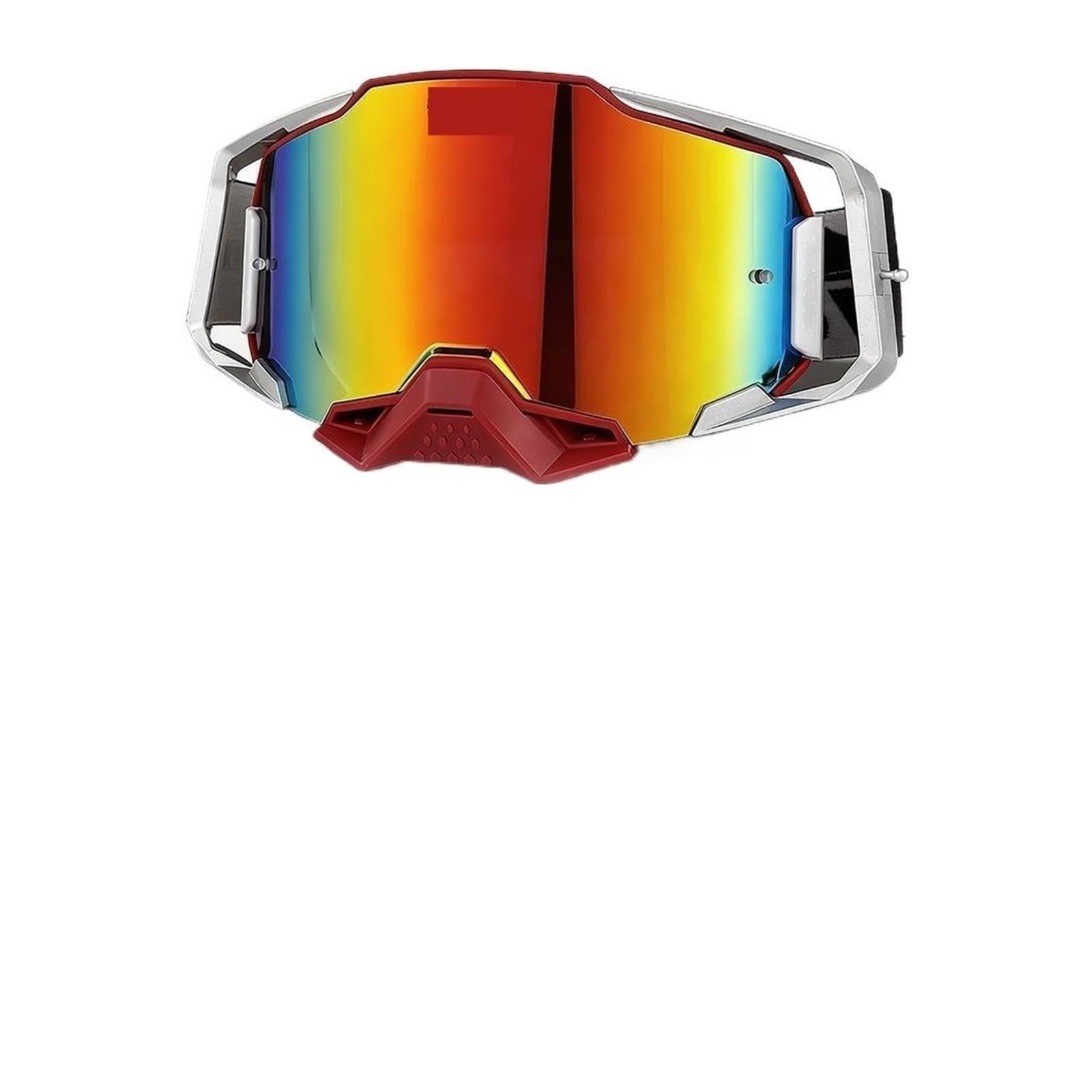 Occhiali da casco Occhiali da moto uomo, accessori for bici cross, occhiali equitazione UV400, ciclismo for