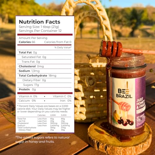 BEE BRAZIL Just Honey & Fruits 500 g miniatura 2