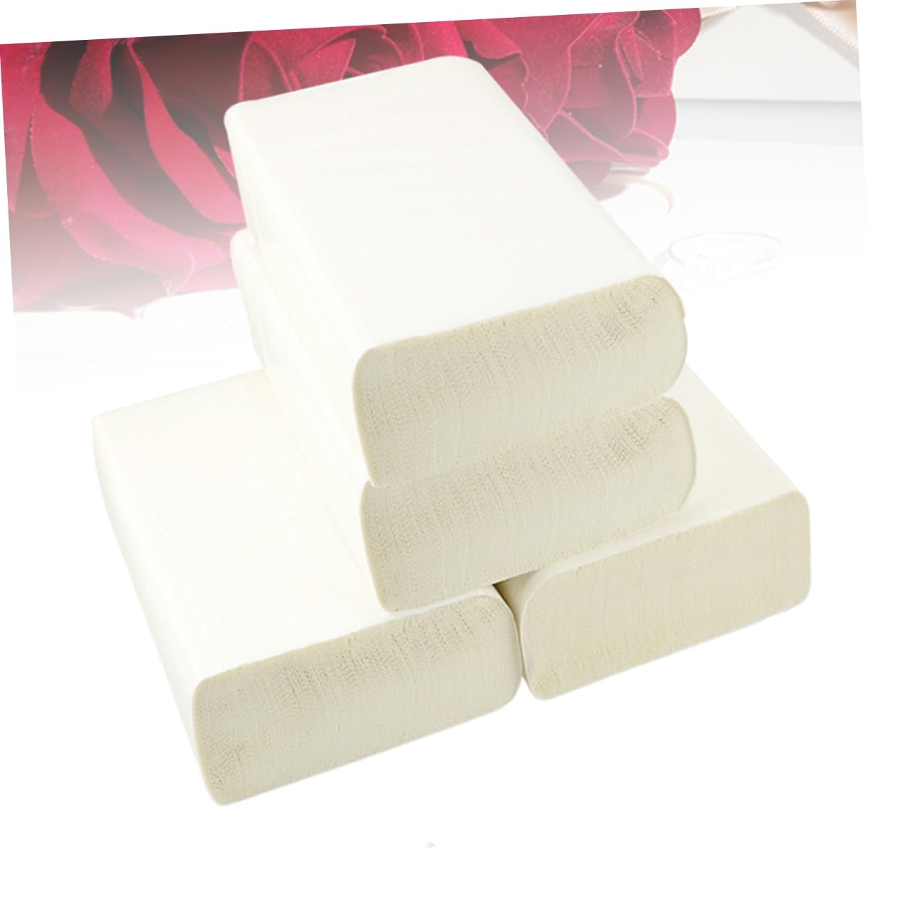 4 Rouleaux Essuie Tout Épais Absorbant Lhuile pour Cuisine et Toilette Papier Doux et pour Maison Bureau et