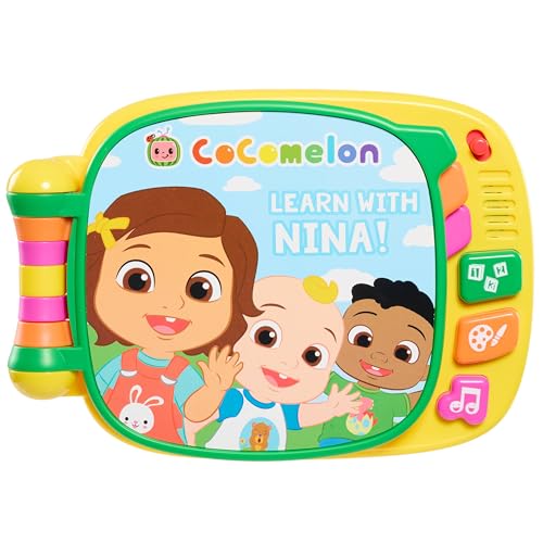 Just Play CoComelon Spanish Learning Book, 3 Interactive Modes, Over 50 Phrases and Songs, Counting, Colors, Kids Toys for Ages 18 Month