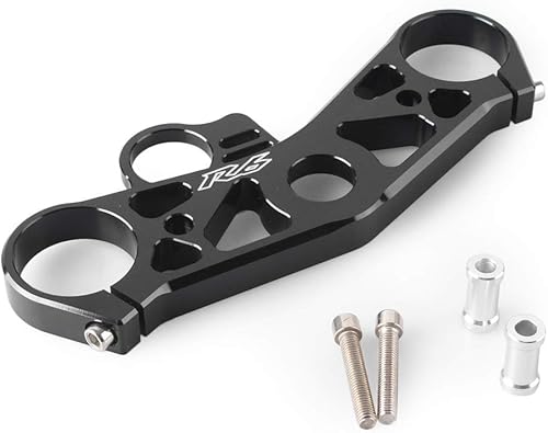 FSFY - Abrazadera superior de árbol triple con motor negro, horquilla para bajar la horquilla, horquilla delantera triple árbol, abrazadera superior