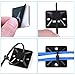 Zip Tie Mounts, AUSTOR 100 Pack Adhesive Cable Tie Mounts Black Zip Tie Mounting Base(1.1