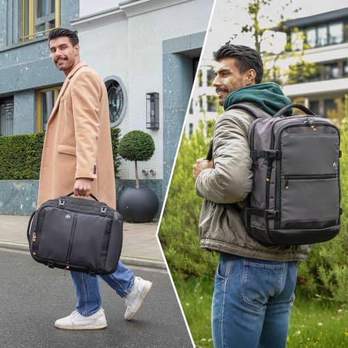 Image of Swissdigital Design Travel Backpack 43l with USB Charging Port Laptop Backpack,TSA Friendly Flight Approved Carry-on Luggage Hand,Business Rucksack Fits 17 Inch Laptop Grey | SD1748-02