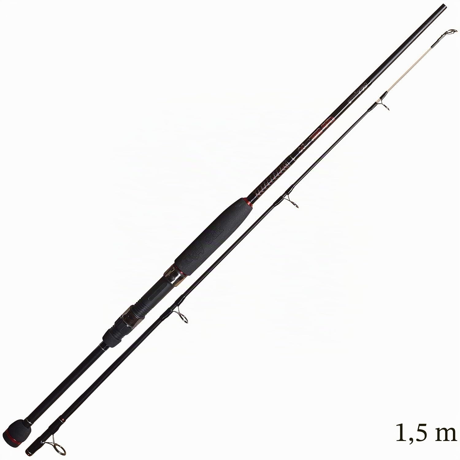 Shakespeare Ugly Stick GX2 kayak canne à pêche spinning pour la pêche au leurre en mer en kayak - Bar, lieu, Dorade, pagre, maquereaux