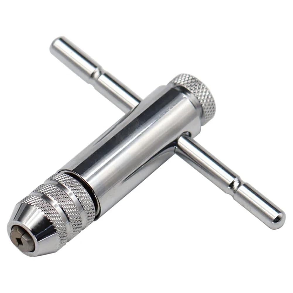 Ijsdnvjndx As Shown M5-12 Adjustable Ratchet Tap Wrench Tap Wrench T-Tap Reamer Tapping Tool