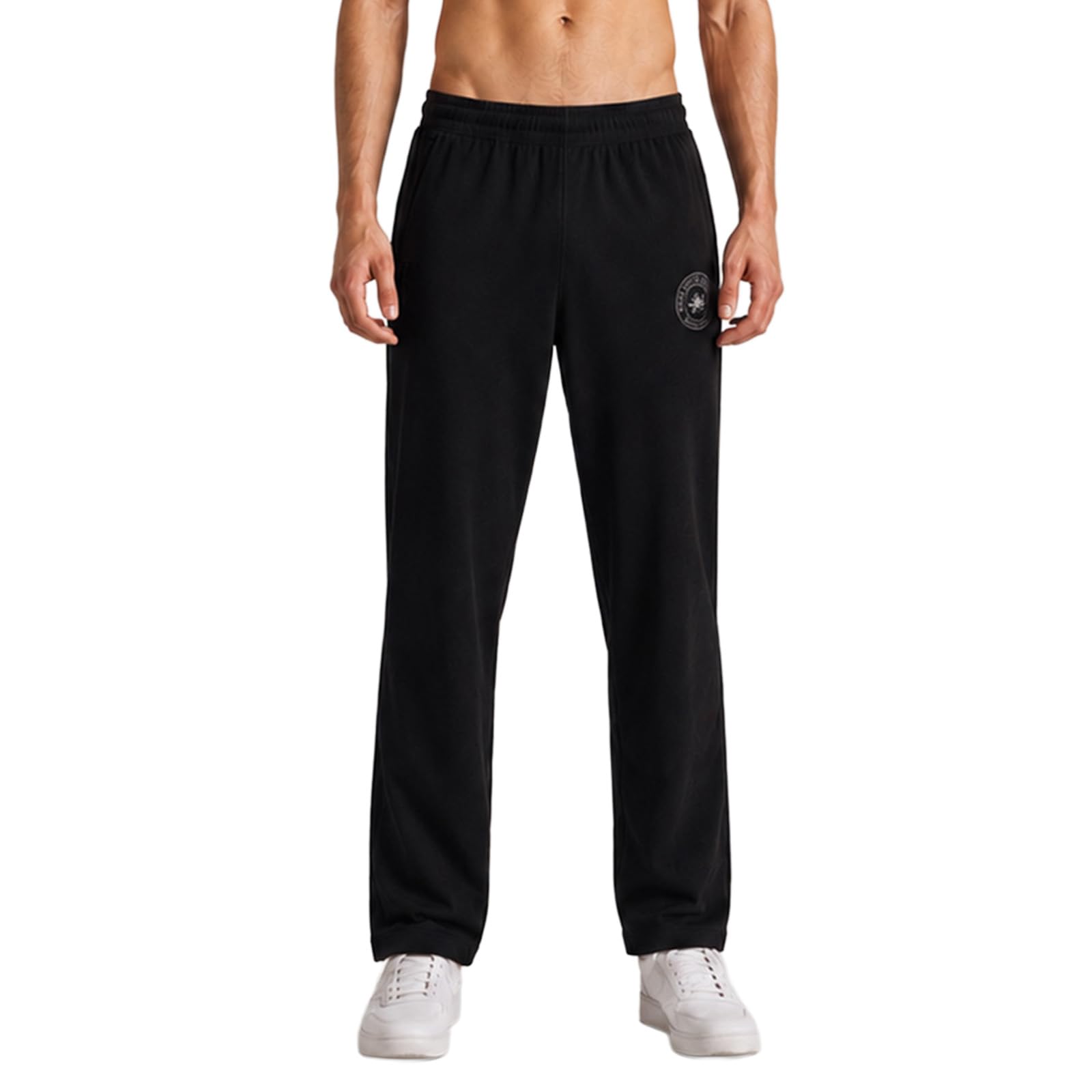 Men's Regular Fit Mid Rise Track Pant-image-9