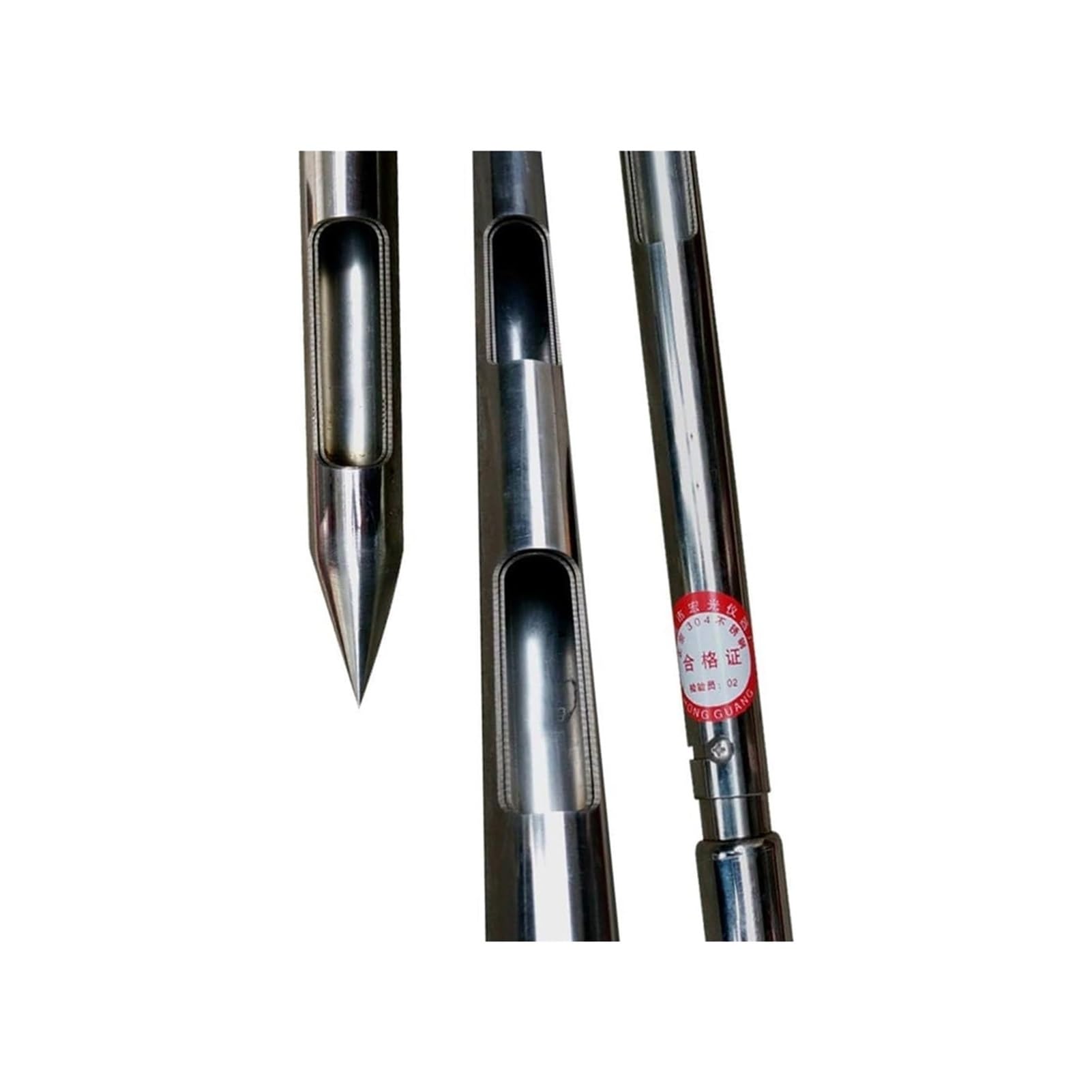 Sonda del campionatore del grano delle 3 slot con la maniglia rotatoria, 32mm x 1.5m per prova efficiente del grano