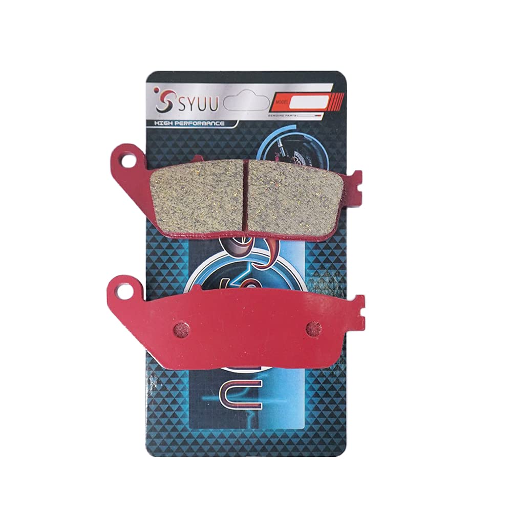 S SYUU Pastillas de freno de cerámica traseras delanteras de motocicleta Compatible con Honda CB 500 2013 NC750 NC 750 S X D 2014 2015 2016 2017 2018 CMX 500 FA196F FA496R