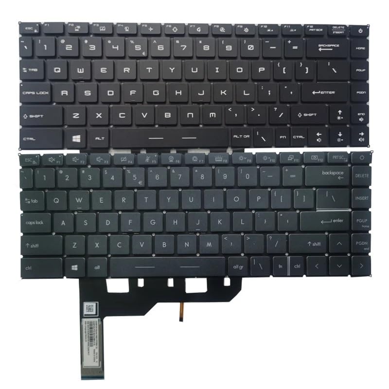 Clavier pour MSI Modern 14 MS-14D3 MS-14D2 MS-1552 ordinateur portable américain US