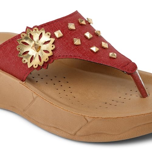 Image of BELLA by Labella Women's Fashion Platform Slip-On Sandal - Comfortable, Lightweight, Slip-Resistant, Breathable - Ideal for Casual and Office Wear