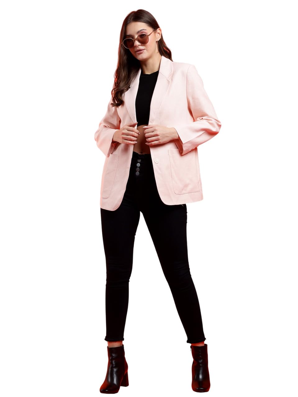 kotty Women's Versatile Blazer for Work, Brunch, and Travel-picture-15
