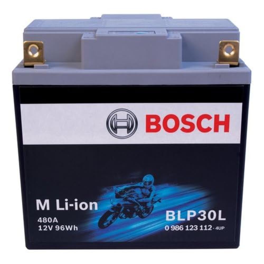BOSCH BLP30L, Group 30, Lithium Power Sport Battery, 480CA 12V for Motorcycle, ATV/UTV, 4-Wheeler, Snowmobile, Personal Watercraft, Scooter, and Jet Skis