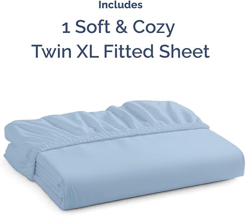 Miniatura 367 de King Fitted Bed Sheet - Bottom Single Fitted Sheet Only - Ultra-Soft Hotel Luxury Bedding w/ 8-16 Inch Deep Pockets - Breathable, Cooling & Wrinkle