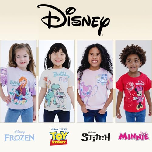 Image of Disney Girls Birthday T-Shirt Infant to Big Kid Sizes (18 Months - 14-16)