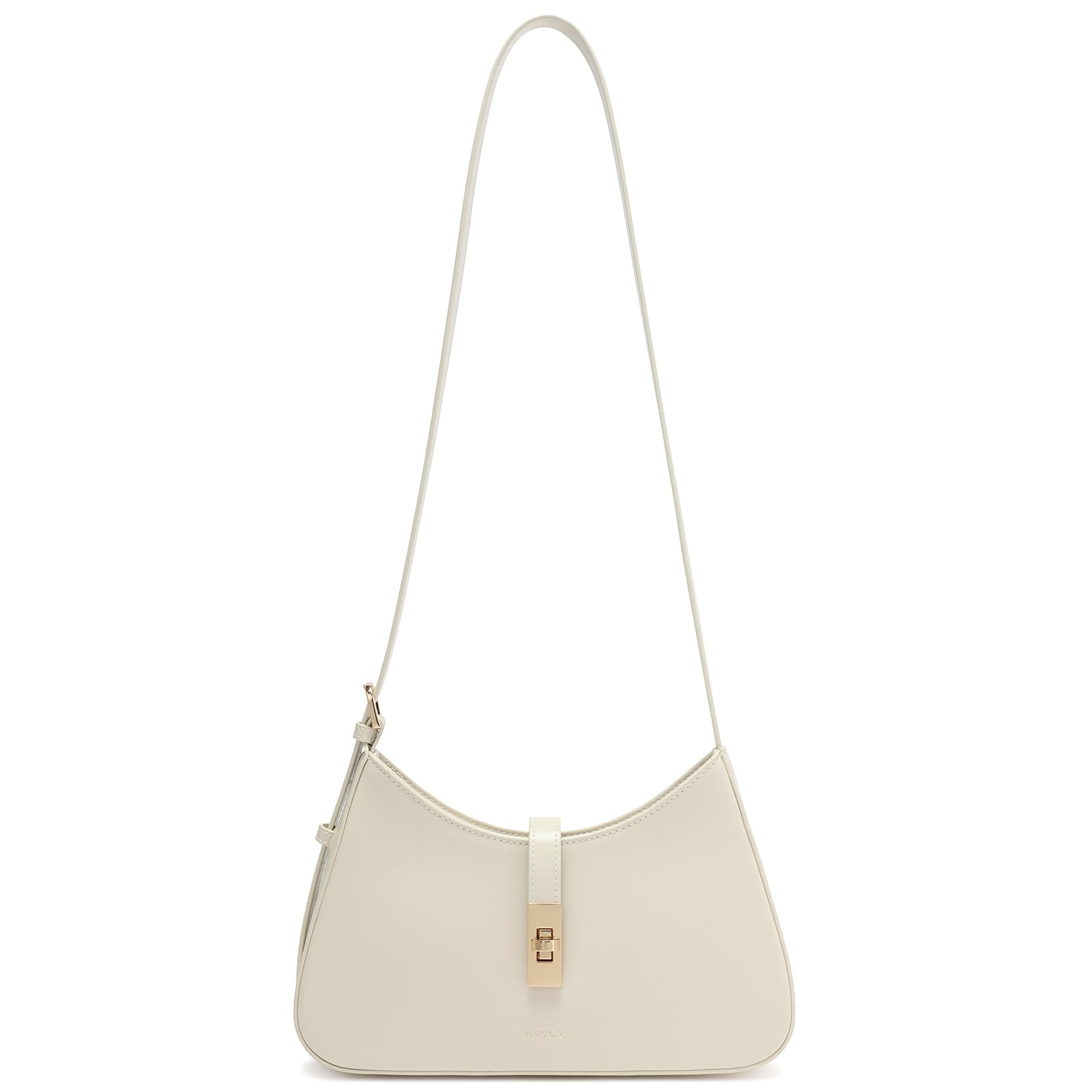 Keyli Shoulder Bag for Women, Purses for Women?Fashion Waterproof Vegan Leather CrossBody Bags Small Cute Handbags Hobo Bags Satchels Purse Tote Bag with Adjustable Strap Beige