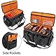 Trunab DJ Tasche, Kabel Organizer Tasche mit Abnehmbarem Gepolstertem Boden und 9 Trennwänden, Tragetasche Solide Große Kapazität für DJ-Equipment, Musikinstrumente und Zubehör