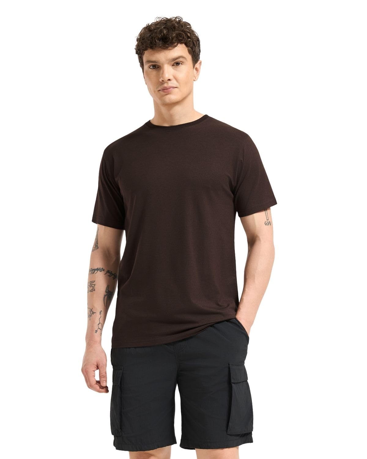 wellbi Bamboo Men’s Tshirt – Ultra-Soft, Breathable & Sustainable | Premium Cotton Blend for Supreme Comfort | Stylish & Eco-Friendly T-Shirt for Men | Tshirt Men Cotton-picture-31