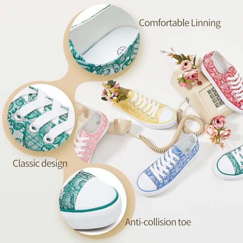 Image of yageyan Womens White Tennis Shoes Low top Canvas Sneakers Women Fashion Shoes for Walking Casual Canvas Comfortable