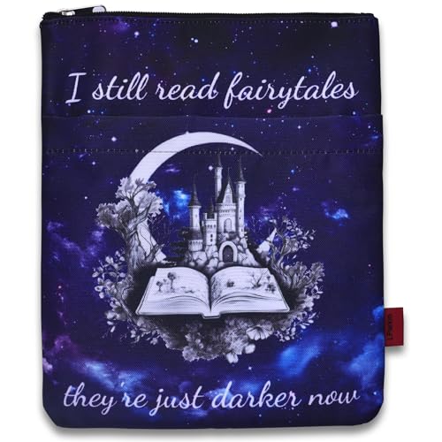 LParkin Book Sleeve Cover with Zipper, I Still Read Fairytales...