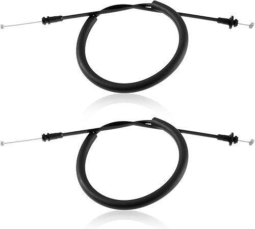 2 cables de pestillo de puerta trasera izquierda y derecha compatibles con Dodge Ram 1500 2500 3500 1998 1999 2000 2001 2002 Reemplazo # 55275106, disponible en Yaxa Peru