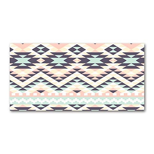 Fond de hotte en verre multicolore 120x60 cm pour sublimer votre cuisine d'inspiration ethnique