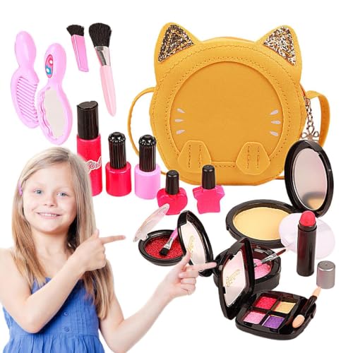 Kit de maquillaje para niñas que soluciona el juego seguro con sombras y labiales