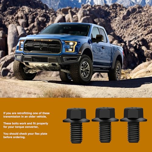 image for Qwtqwt 6 Pcs 2307304 Torque Converter Bolts Fits for GM 4L60E 4L65E 4L