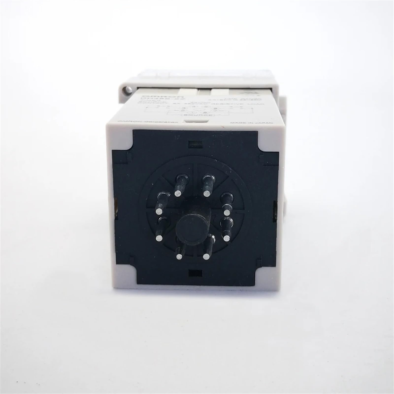 Relè temporizzato Digitale DH48S-2Z 0,01 s-99h99m Relè di Ritardo orario DC24V 12V 380V 110VAC con Base Presa (Size : 110VAC)