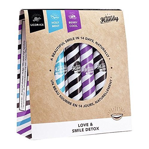 Merci Handy - Natural Cure Smile Detox Mix, 3 Flavors: licor-ice, holy Mint, Berry Cool. Made in France