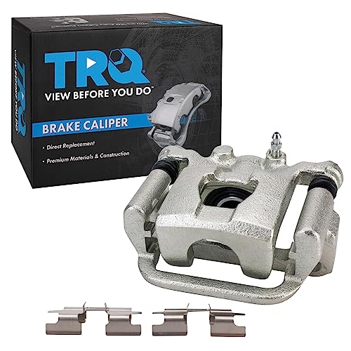 Image of TRQ Rear Right Brake Caliper w /Bracket Passenger Side | For 2007-2012 Nissan Sentra