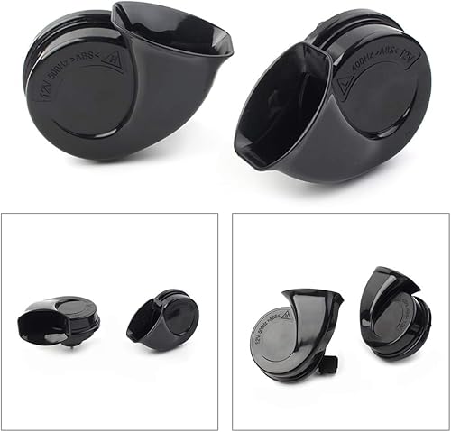 GZYF Car Auto Super Loud 120DB cuerno eléctrico de caracol para Toyota Corolla Avensis Camry C-HR Highlander Land Cruiser Tacoma Crown Reiz Pardo