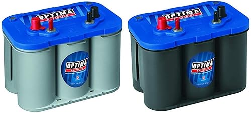 Optima Batteries 8016-103 D34M BlueTop - Batería marina de ciclo profundo y arranque