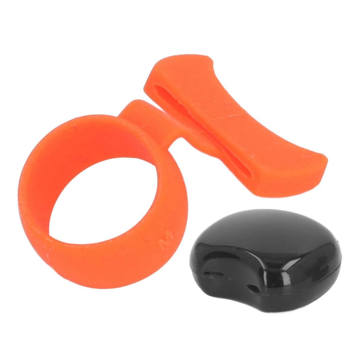 Laroal Guitar Practice Pick Holder Non-Slip Silicone Plectrum Finger Sleeve Compact Wide Application For Performance (Men M Size)