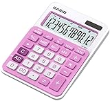 Casio MS-20NC-PK-S-EC Calcolatrice da Tavolo, Rosa